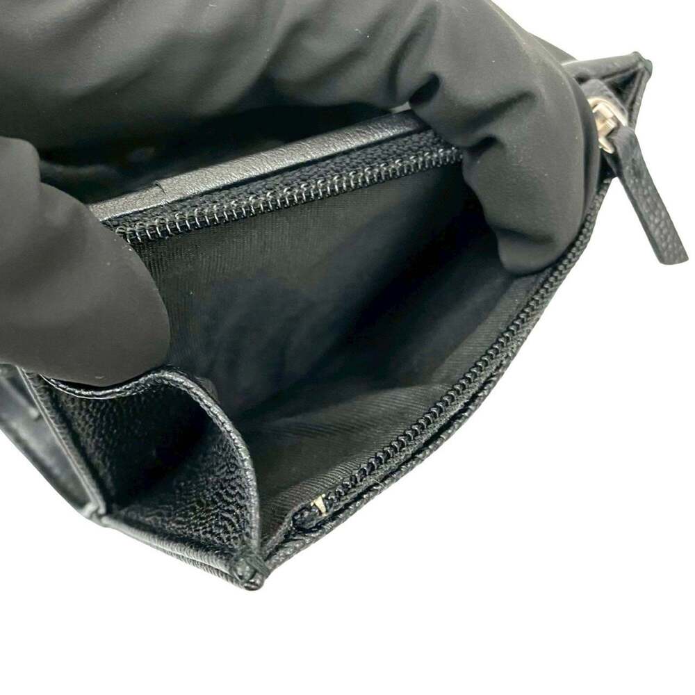 CHANEL Authentic Black Caviar Leather Wallet - Picture 10 of 10